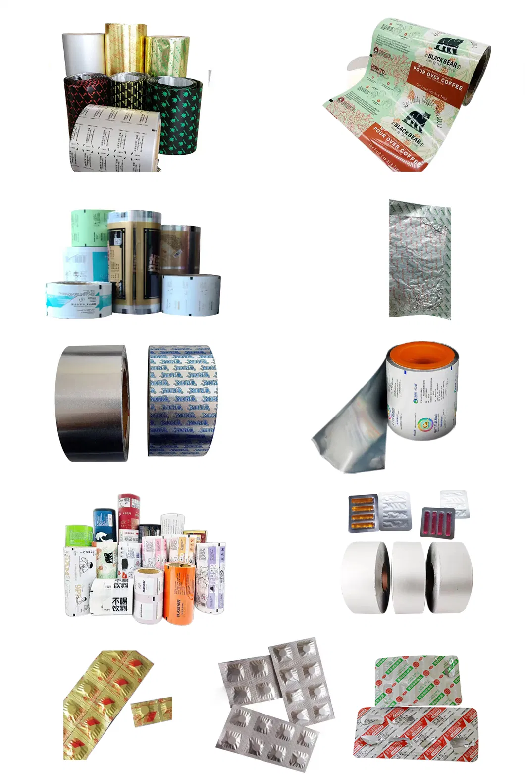 Pharmaceutical Aluminium Blister Ptp Foil Packaging Foil