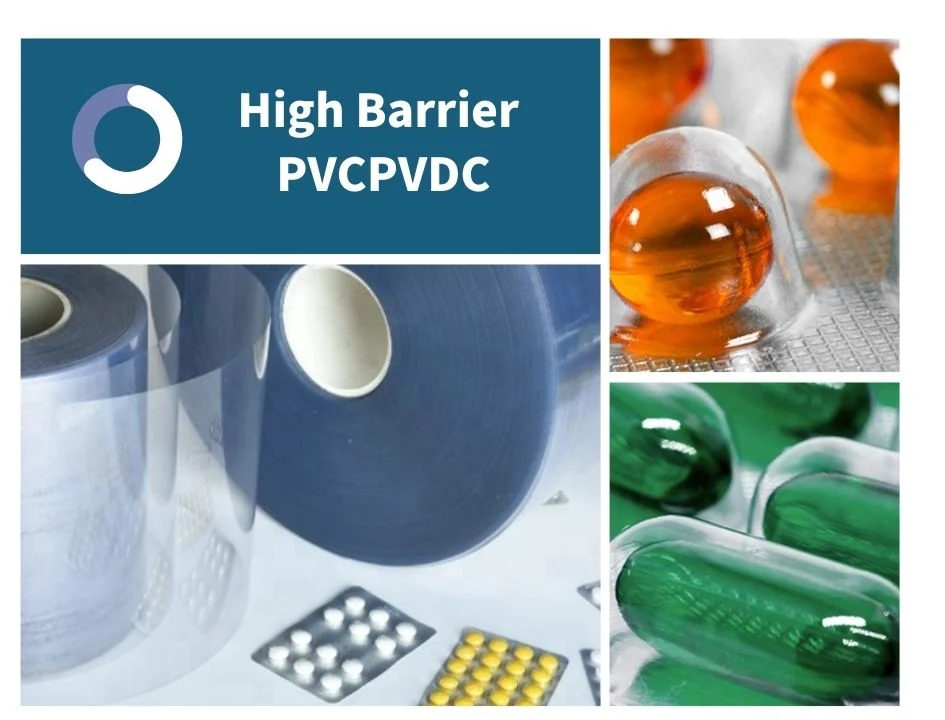 Pharmaceutical Packaging PVC/PVDC Film PVDC Coated Film for Blister Pack