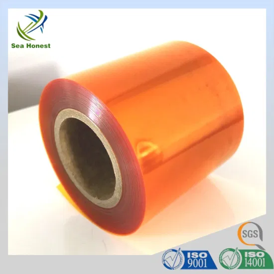 Suppositoire/emballage liquide oral largeur 345 mm film composite stratifié PVC/PE