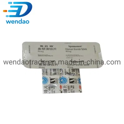Cachetage pharmaceutique de papier d'aluminium de boursouflure d'utilisation d'emballage de pilule avec l'aluminium de formage à froid de PVC