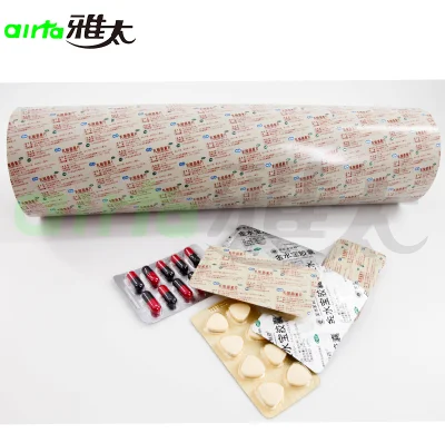 Feuille pharmaceutique chaude de papier d'aluminium, emballage de blister, emballage de médecine