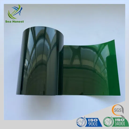 Film PVC vert haute transparence 0,35/260 mm pour film blister pharmaceutique
